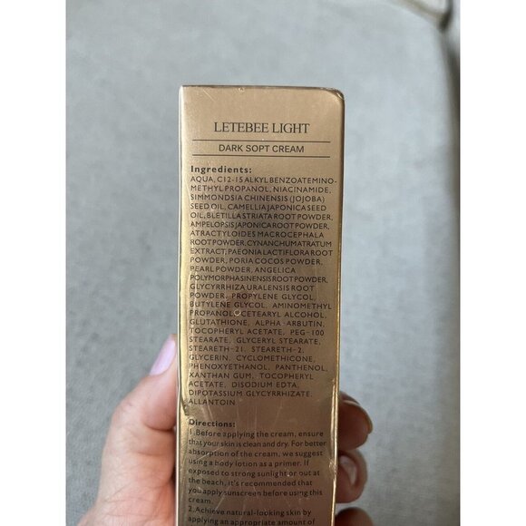 Letebee Light Dark Spot Cream for Body NEW in Sealed box moisturizing nourishing - Picture 8 of 11